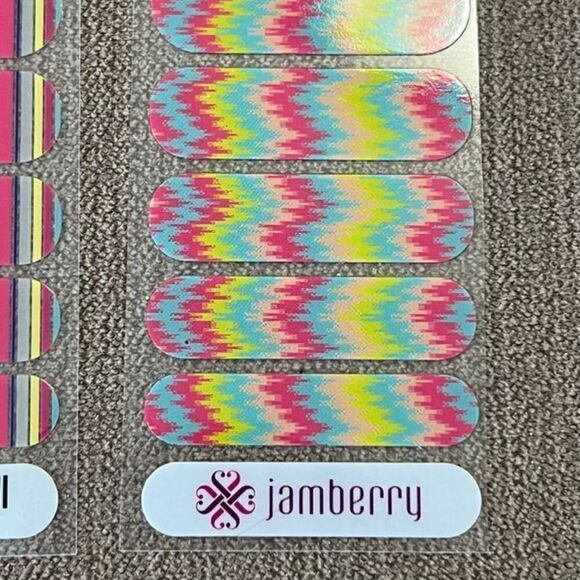 Bundle Sale 3 for $15 | Jamberry Nail Wraps (2) Half Sheets - Picture 5 of 10